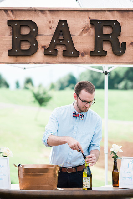 Marque bar signage