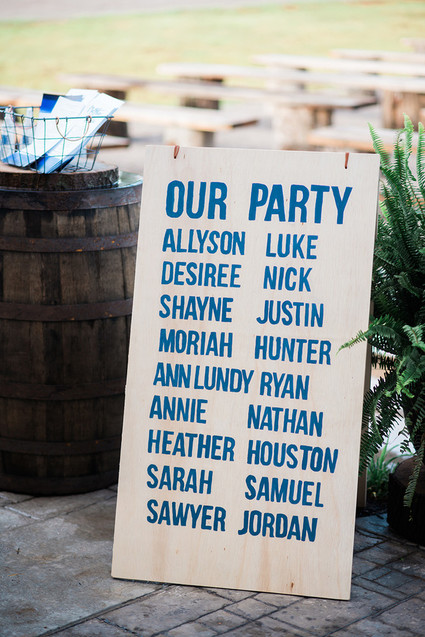 Wedding signage