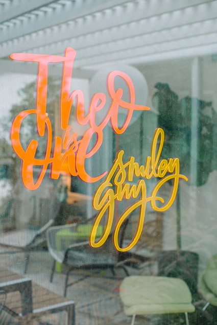 Neon 1st birthday ideas