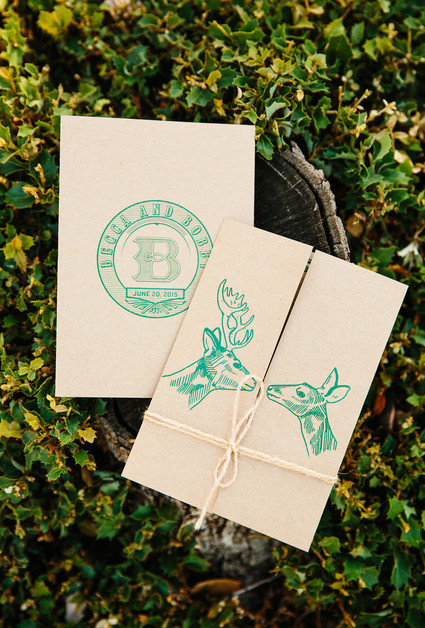 Rustic wedding invite