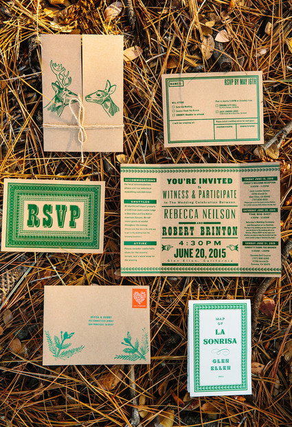 Camp themed wedding