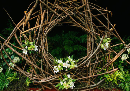 Rustic wedding decor