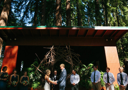 Wedding in the woods