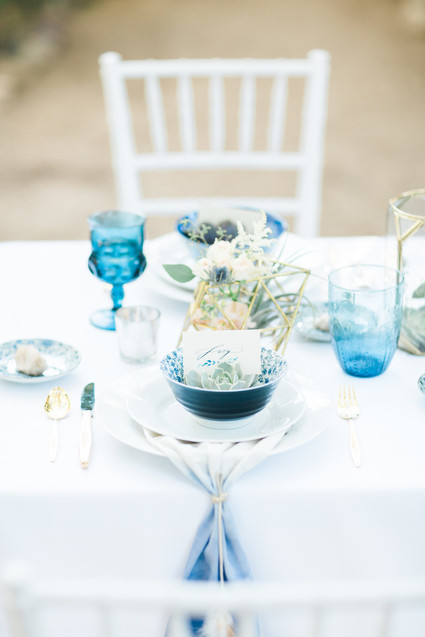 Indigo dyed wedding