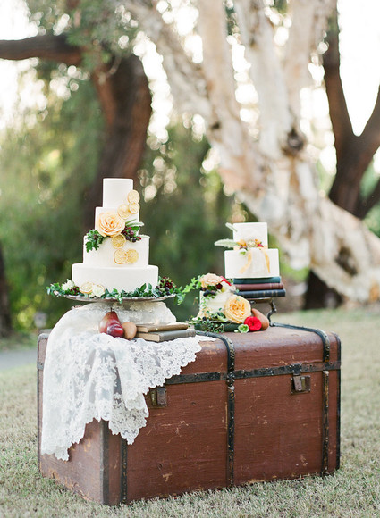 Fall wedding cake