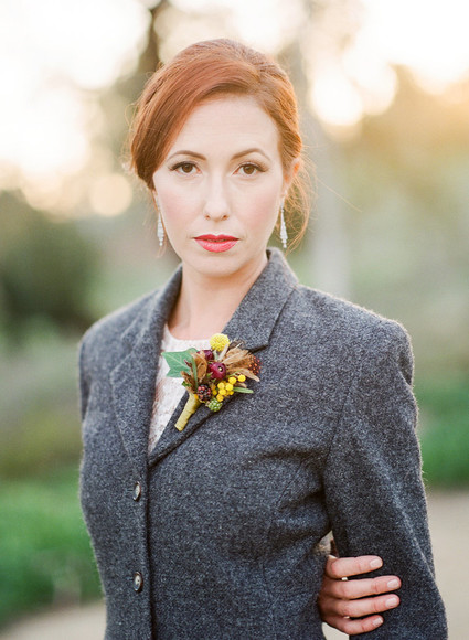 Fall bridal style