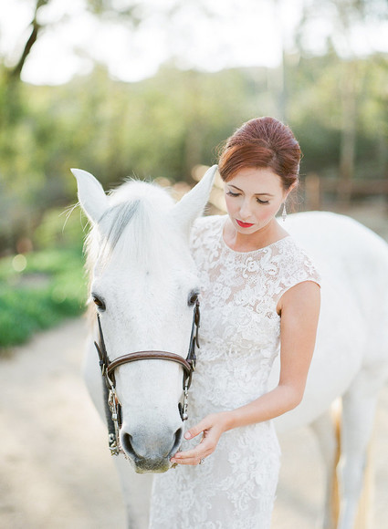 Fall bridal style