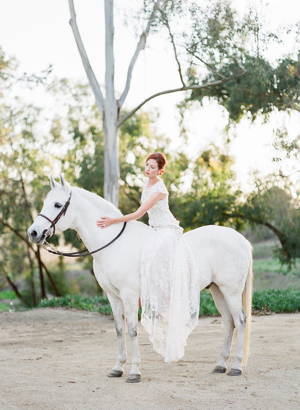 Fall bridal style