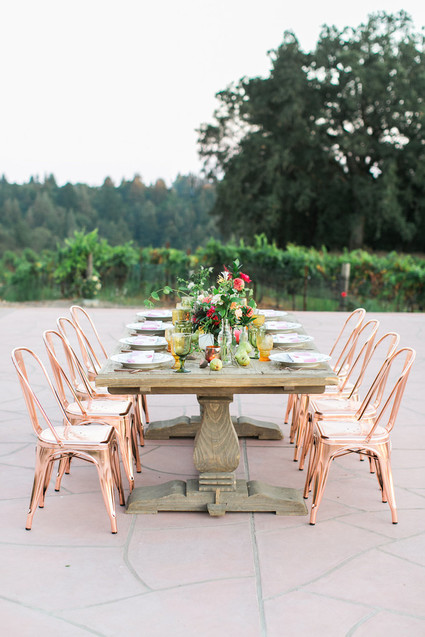 Late summer tablescape