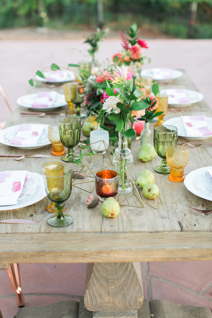 Late summer tablescape