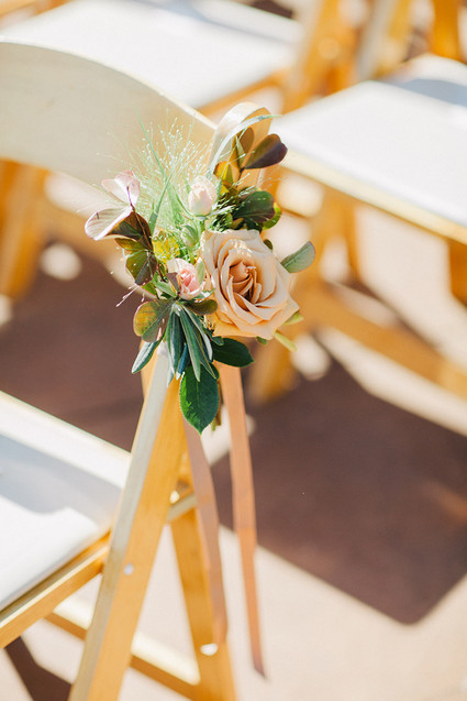 Chair flowers