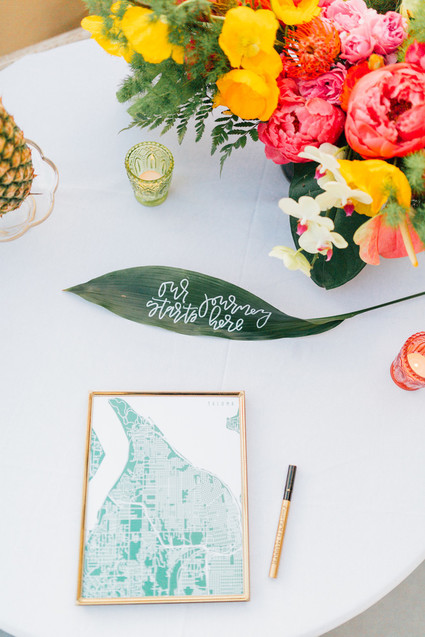 Tropical wedding inspiration