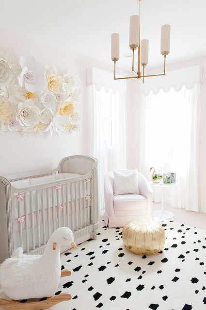 sophisticated swan themed nursery