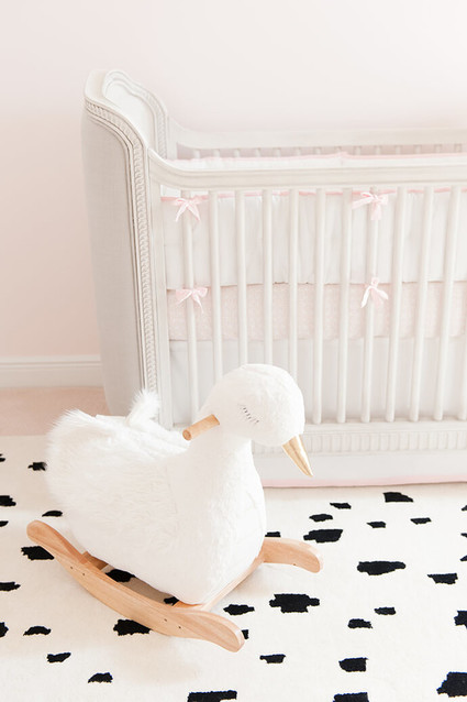 sophisticated swan themed nursery