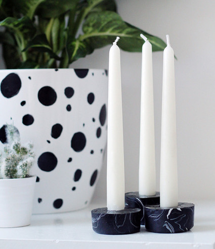 DIY marble wedding ideas