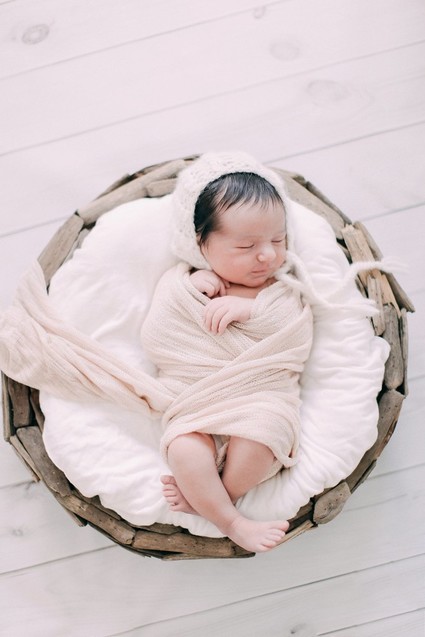beautiful styled newborn photos