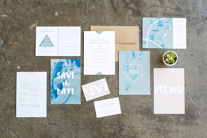 Modern wedding invitaitons