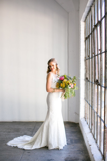 Modern loft wedding