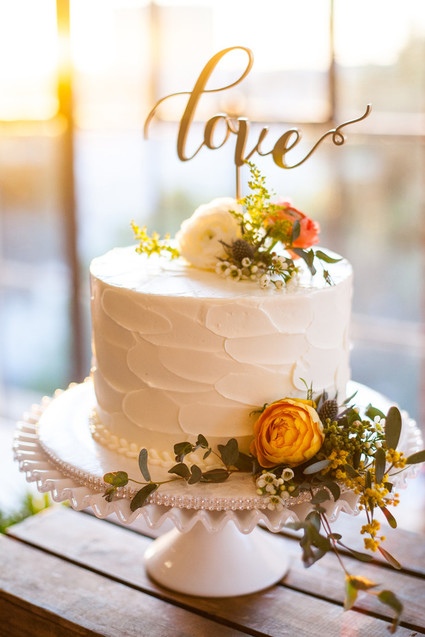 Love cake topper