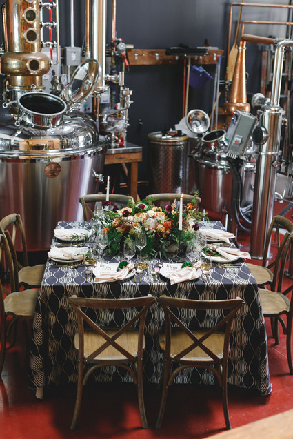 Whisky distillery wedding inspiration