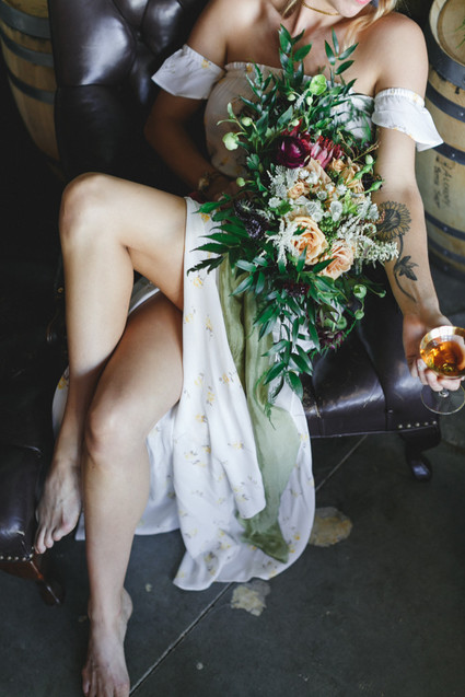 Fall bridal bouquet
