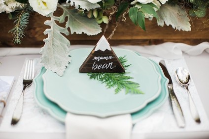 Mountain adventure baby shower