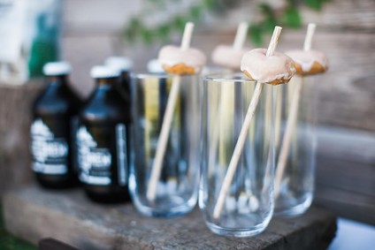 donut glass toppers