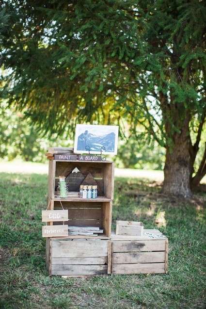 Mountain adventure baby shower