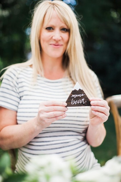 Mountain adventure baby shower