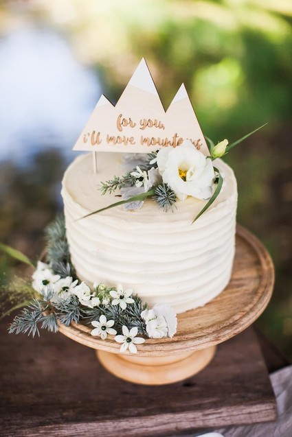 Mountain adventure baby shower