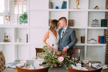 Intimate restaurant wedding inspiration