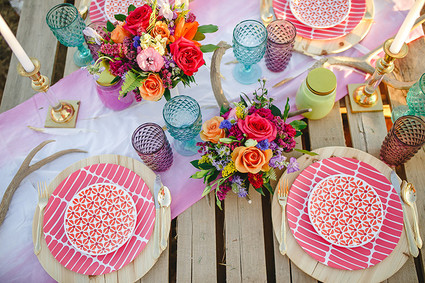 Mexican inspired wedding decor