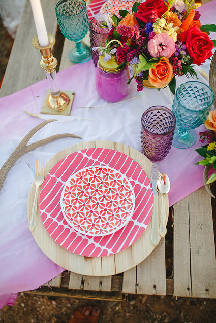 Mexican inspired wedding decor