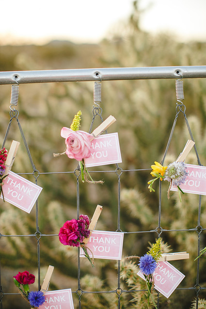 Floral thank you cards