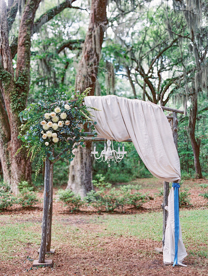 Elegant wedding arbor