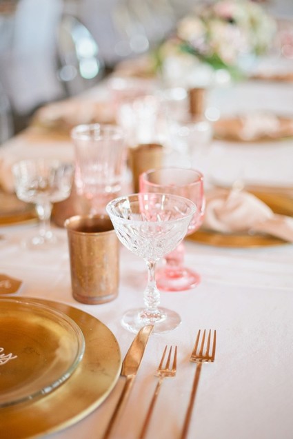 Pink and gold baby shower on 100 Layer Cakelet