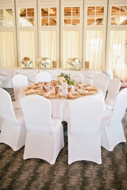 Pink and gold baby shower on 100 Layer Cakelet