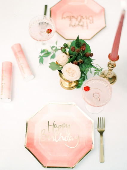 Sweet pink girl's birthday party