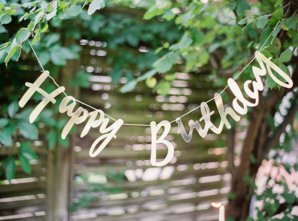 happy birthday garland