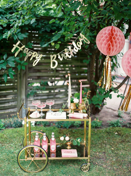 pink garden party 2nd birthday
