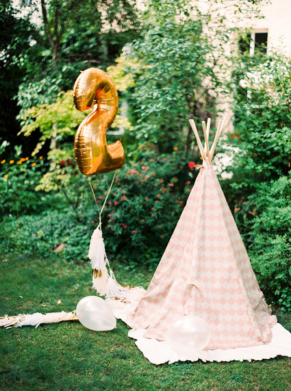 pink garden party 2nd birthday