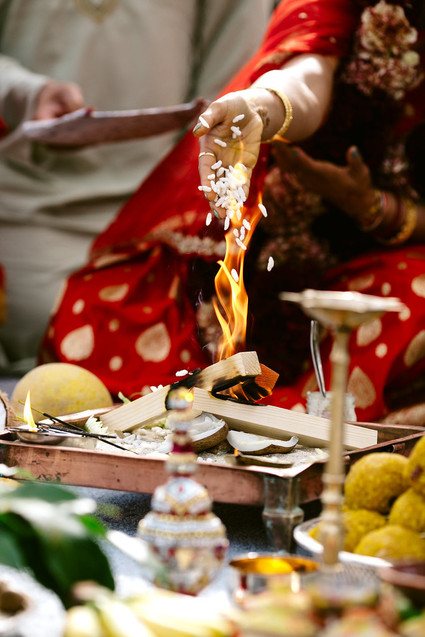 Traditional Indian wedding ceremony