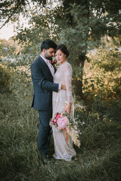 Autumn berry and blush wedding inspiration