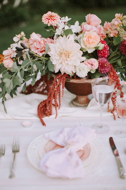 Autumn berry and blush wedding inspiration