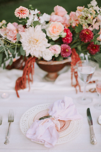 Autumn berry and blush wedding inspiration