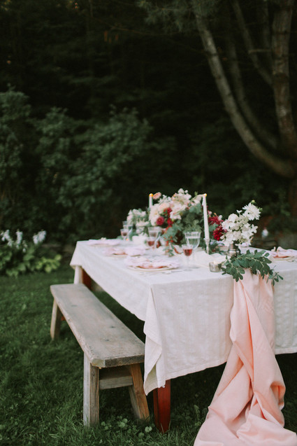 Autumn berry and blush wedding inspiration