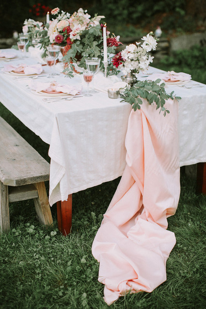Autumn berry and blush wedding inspiration
