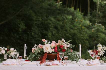 Autumn berry and blush wedding inspiration