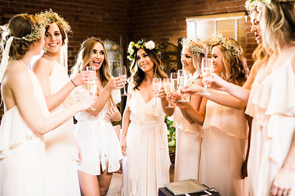 Bohemian wedding at Carondelet House