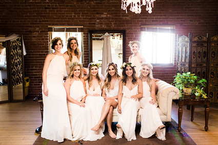 Bohemian wedding at Carondelet House